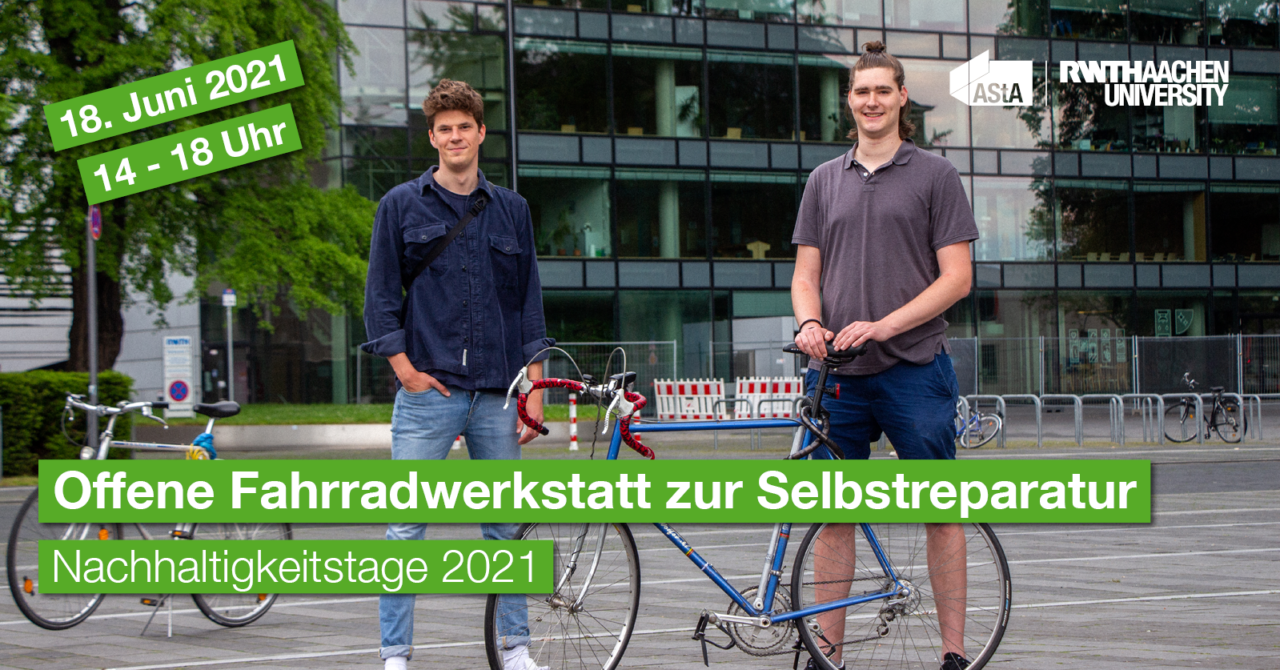 Offene Fahrradwerkstatt zur Selbstreparatur AStA der