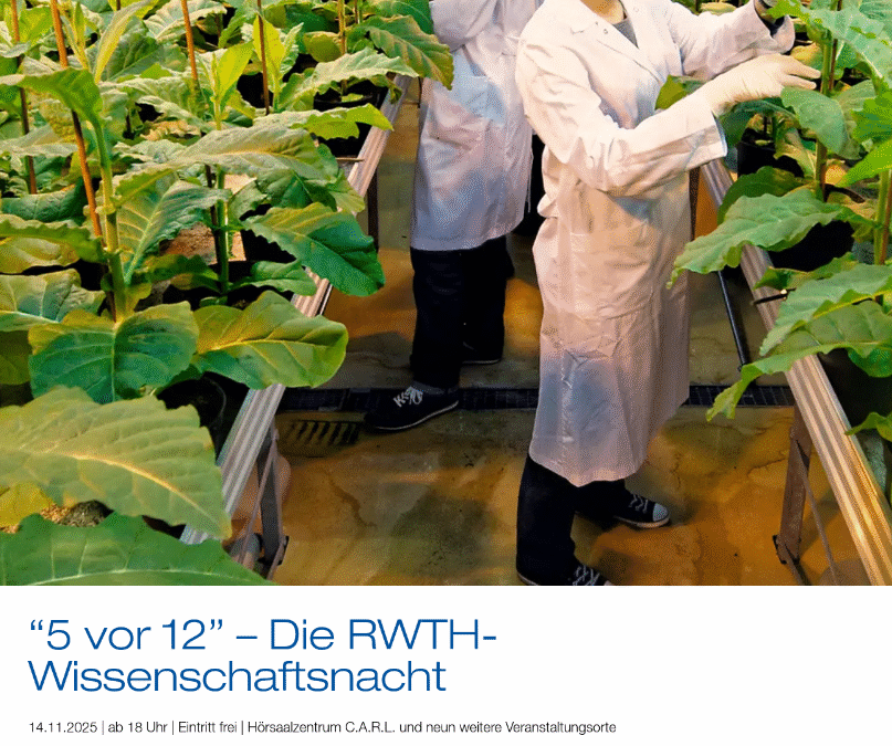 5 vor 12 – Die RWTH-Wissenschaftsnacht