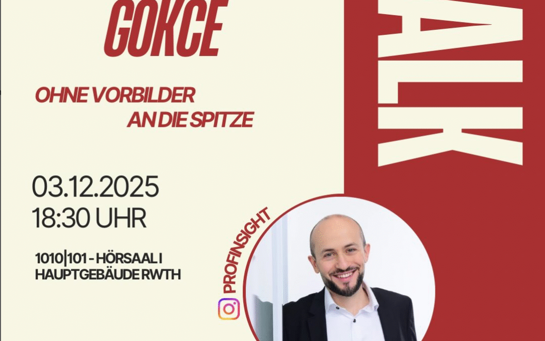 FirstGen Talk mit Bilal Gökce