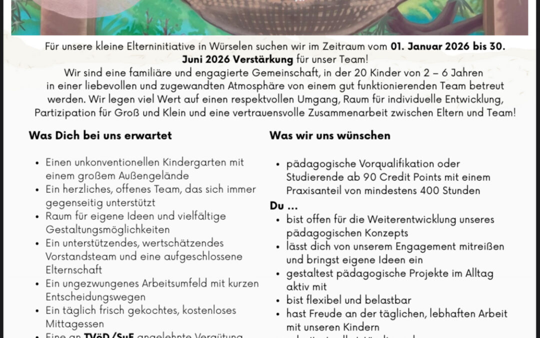 Studierende Pädagogische Fachkraft (m/w/d)